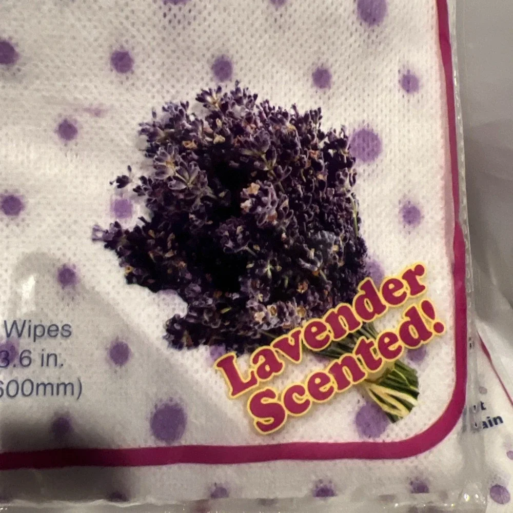 Spic And Span Lavender Cleaning Wipes Multi-Purpose REUSEABLE - 2 pks = 12 Wipes